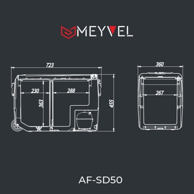 Автохолодильник Meyvel AF-SD50 Автохолодильник Meyvel AF-SD50