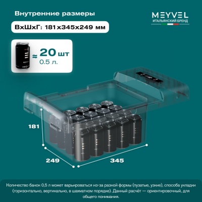 Автохолодильник Meyvel AF-M15 (Чёрный)