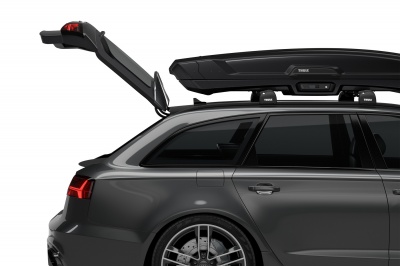 Автомобильный бокс THULE Vector Alpine Black Metallic 613501 Автомобильный бокс THULE Vector Alpine Black Metallic 613501
