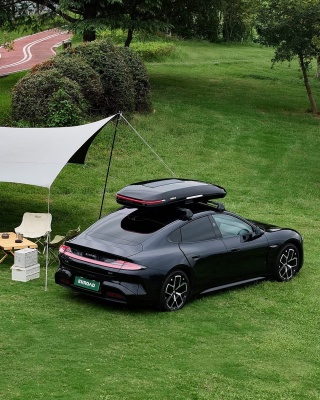 Enroad Nomadix Pro Roof Box (XL-Slim-400-E-white）