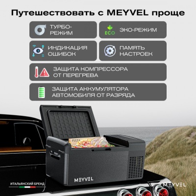 Автохолодильник Meyvel AF-M15 (Чёрный)