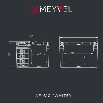 Автохолодильник Meyvel AF-B10 (white) Автохолодильник Meyvel AF-B10 (white)