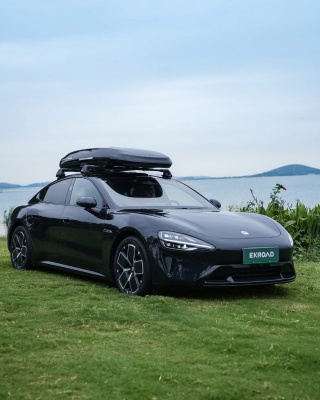 Enroad Nomadix Pro Roof Box (XL-Slim-400-E-white）