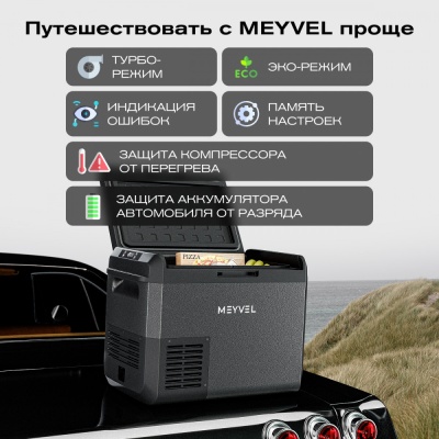 Автохолодильник Meyvel AF-M30 (Чёрный)