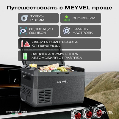 Автохолодильник Meyvel AF-M40 (Чёрный)