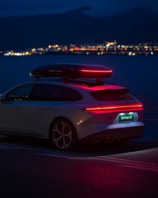 Enroad Nomadix Pro Roof Box (XL-Slim-400-E-white）