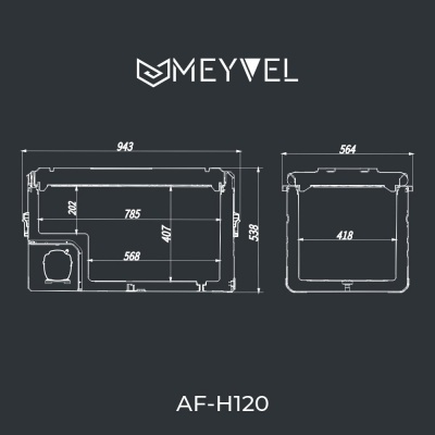 Автохолодильник Meyvel AF-H120 Автохолодильник Meyvel AF-H120