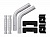 Установочный комплект Kit for BackPac 973; silver
