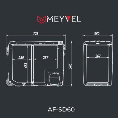 Автохолодильник Meyvel AF-SD60 Автохолодильник Meyvel AF-SD60